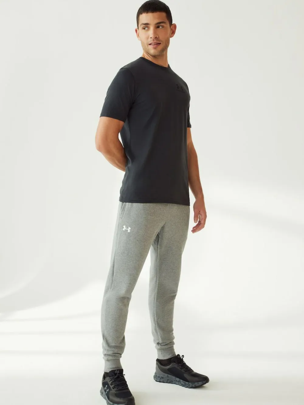 Online Under Armour Rival Fleece Joggers Grey