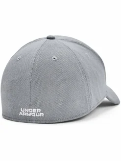 Under Armour Grey/White Mens UA Blitzing Hat^Women Hats