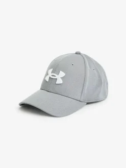 Under Armour Grey/White Mens UA Blitzing Hat^Women Hats