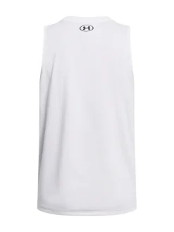 Online Under Armour White UA Tech Tank Solid T-Shirt