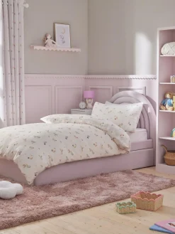 Best Next Crinkle Muslin 100% Cotton Duvet Cover and Pillowcase Set Unicorn