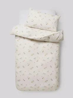 Best Next Crinkle Muslin 100% Cotton Duvet Cover and Pillowcase Set Unicorn