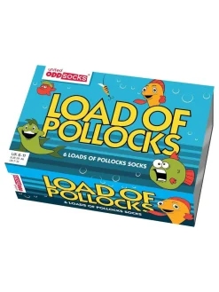 United Odd Socks Blue Pollocks Fishing Socks 3 pack^ Socks|Socks