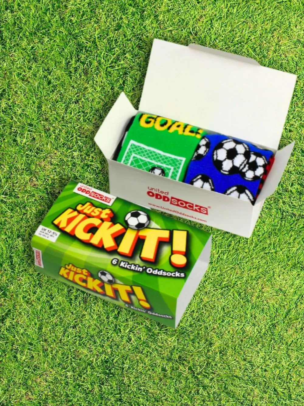 United Odd Socks Green Football Kick Boys Socks 6 Packs^BOY Socks & Tights|Socks & Tights