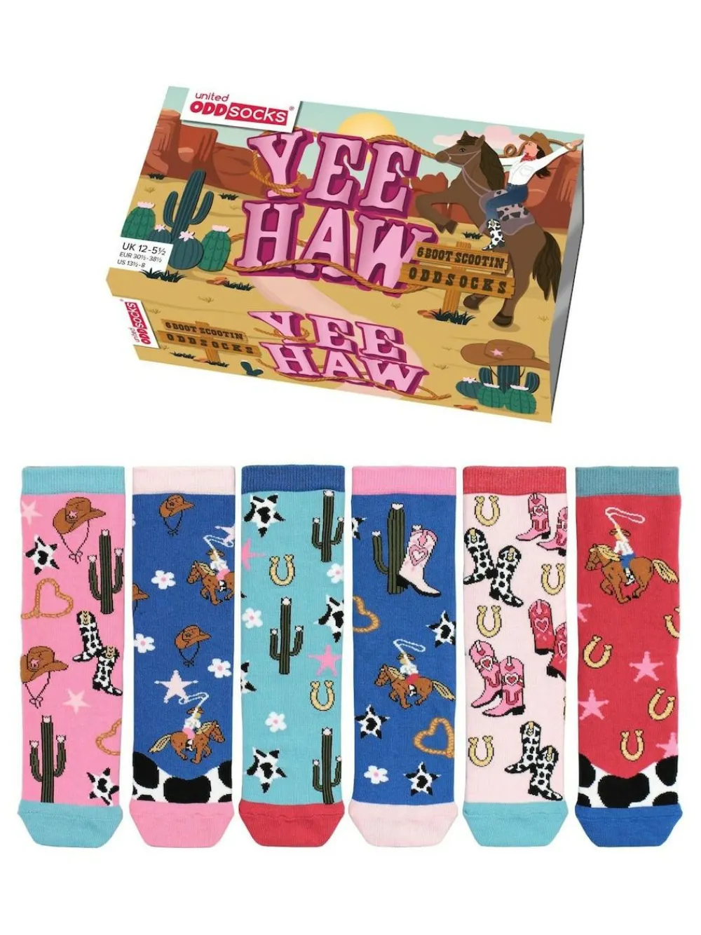 Best United Odd Socks Pink Yee Haw Socks 3 pack