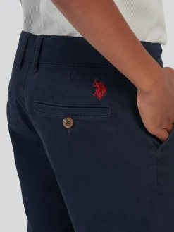 U.S. Polo Assn Blue Classic Chino Shorts^ Shorts