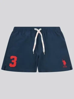 U.S. Polo Assn . Mens Player 3 Swim Shorts^ Swimwear