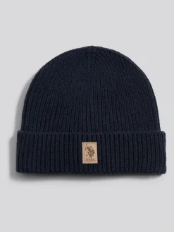 U.S. Polo Assn . Signature Double Horsemen Knit Beanie^BOY Hats