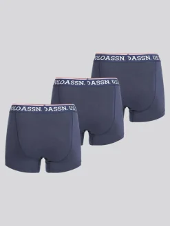 U.S. Polo Assn . Trunks 3 Pack Blue