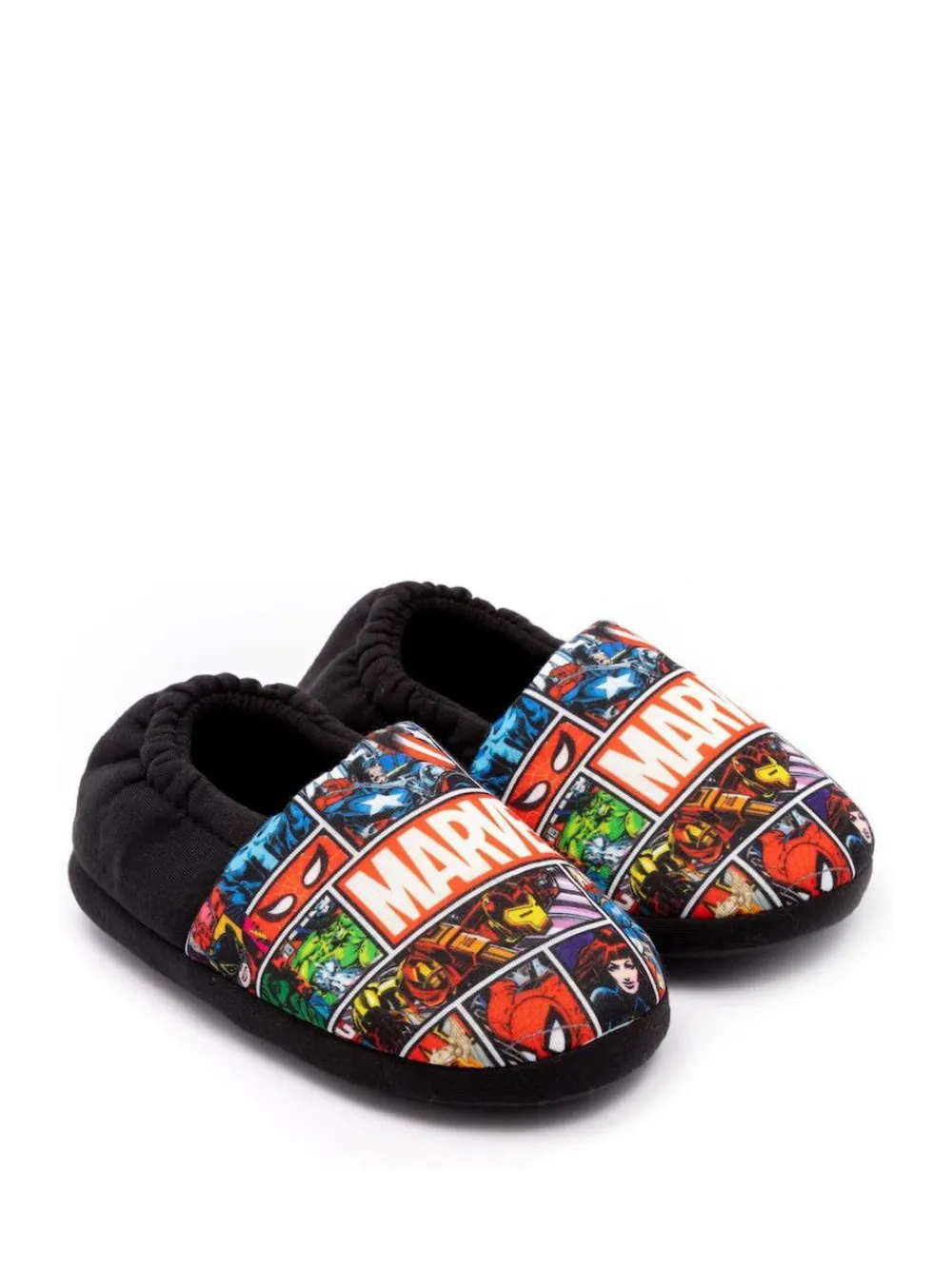 Vanilla Underground Black Marvel Winter Slippers^BOY Nightwear