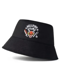 Vanilla Underground Black Stranger Things Bucket Hat^ Hats, Gloves & Scarves|Hats, Scarves & Gloves