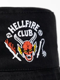 Vanilla Underground Black Stranger Things Bucket Hat^ Hats, Gloves & Scarves|Hats, Scarves & Gloves