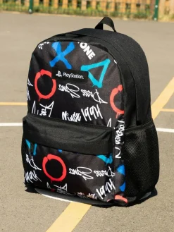 Vanilla Underground Black PlayStation Unisex Kids Multicoloured Backpack^BOY Bags