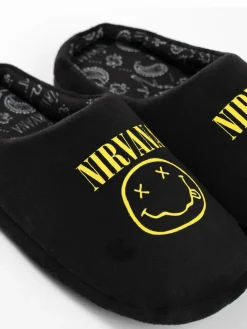 Vanilla Underground Black Nirvana Mule Slippers^ Slippers|Slippers