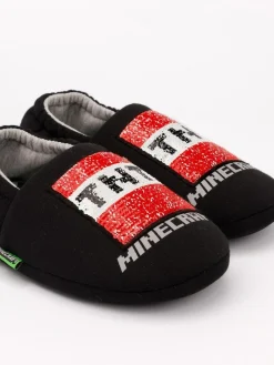 Vanilla Underground Black Minecraft Slippers^BOY Nightwear