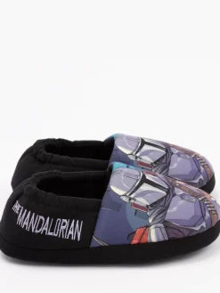 Vanilla Underground Black Mandalorian Winter Slippers^BOY Nightwear