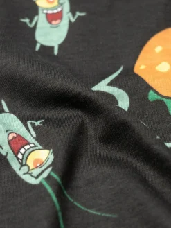 Clearance Vanilla Underground Black SpongeBob SquarePants Plankton Lounge Joggers