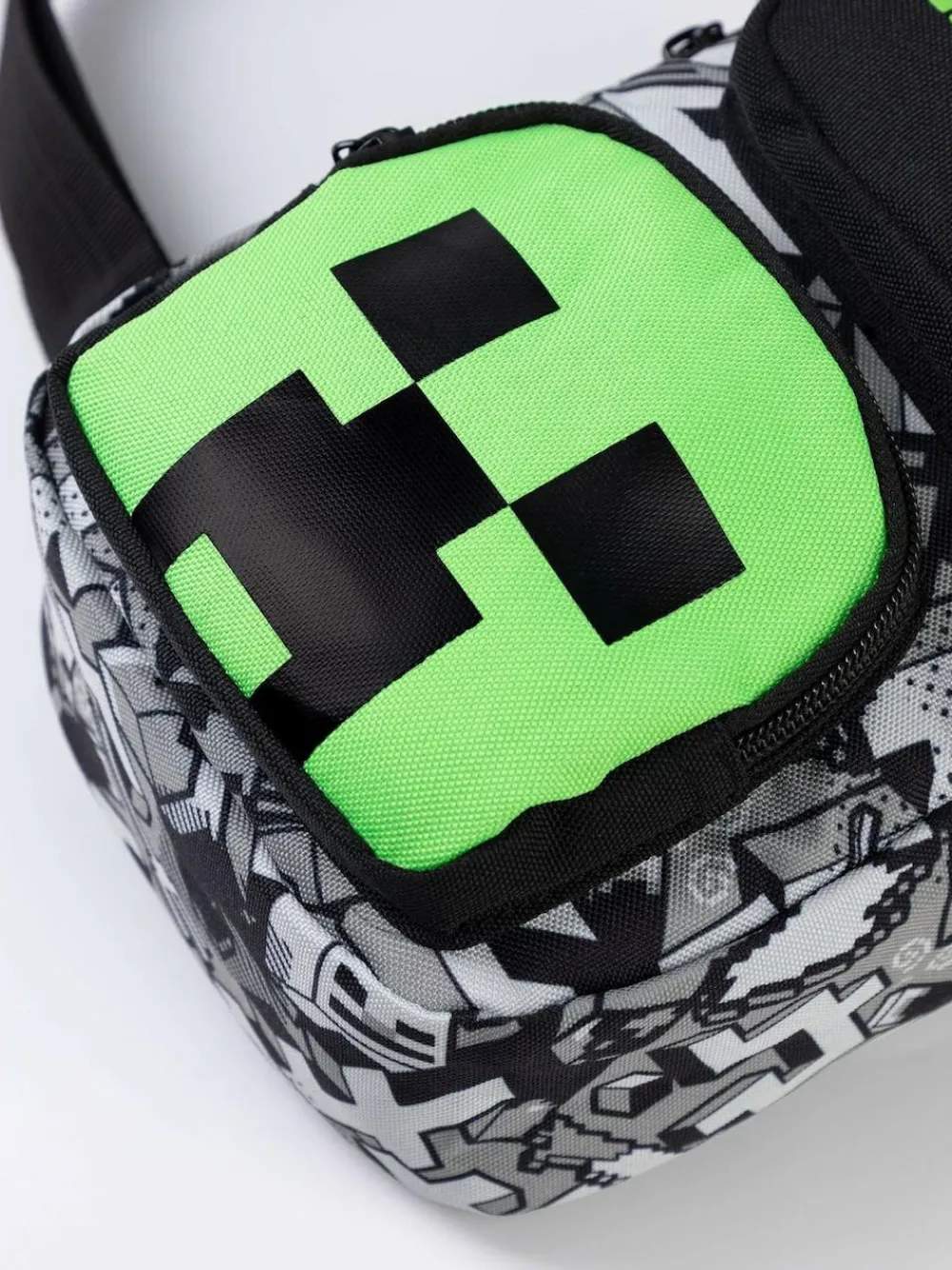 Vanilla Underground Black Minecraft Multicoloured Body Bag^BOY Bags
