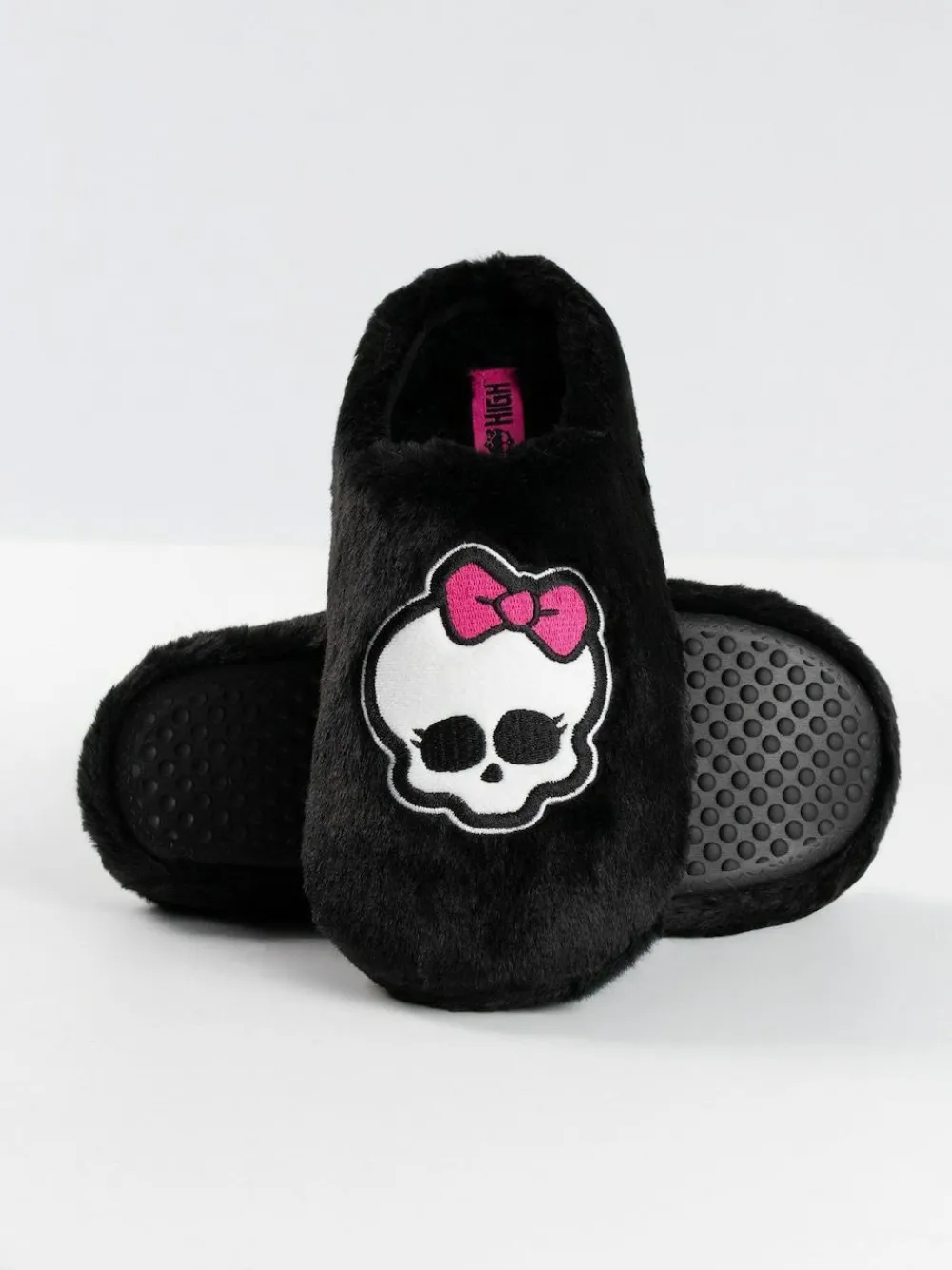 Vanilla Underground Black Monster High Mule Slippers^Women Slippers