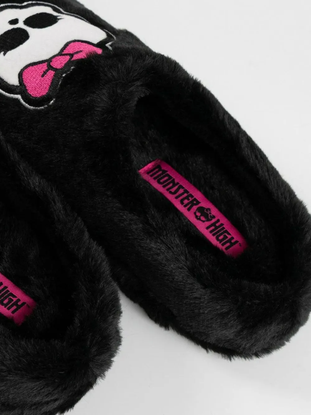 Vanilla Underground Black Monster High Mule Slippers^Women Slippers