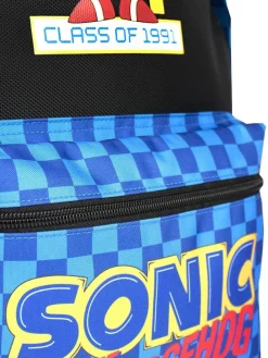 Vanilla Underground Black Sonic Sonic the Hedgehog Boys Checkerboard Pocket Backpack^BOY Bags