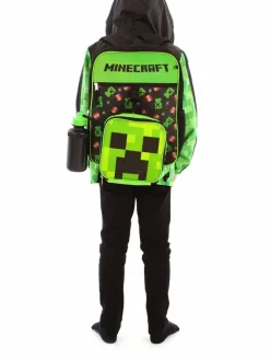 Vanilla Underground Black Minecraft Backpack Set 5 Piece^BOY Bags