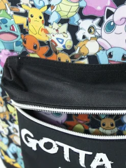 Best Vanilla Underground Black Pokemon Unisex Kids Multi Character Print And Gotta Catch Em All Backpack