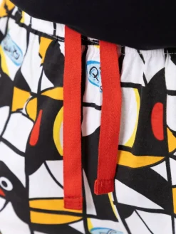 Sale Vanilla Underground Black Pingu Comic Strip Lounge Joggers
