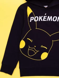 Vanilla Underground Black Pokemon Pikachu Hoodie^BOY Sweatshirts & Hoodies