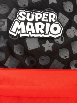 Vanilla Underground Black Super Mario All Over Print Backpack^ Bags