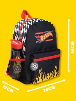 Clearance Vanilla Underground Black Hot Wheels 4 Piece Backpack Set