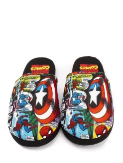 Online Vanilla Underground Black Marvel Mr Men Mr Lazy Slippers
