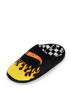 Vanilla Underground Black Hot Wheels Mule Slippers^ Slippers|Slippers