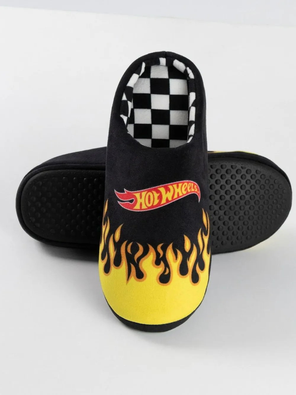 Vanilla Underground Black Hot Wheels Mule Slippers^ Slippers|Slippers