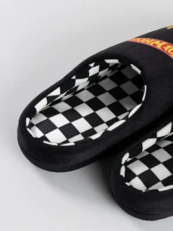 Vanilla Underground Black Hot Wheels Mule Slippers^ Slippers|Slippers