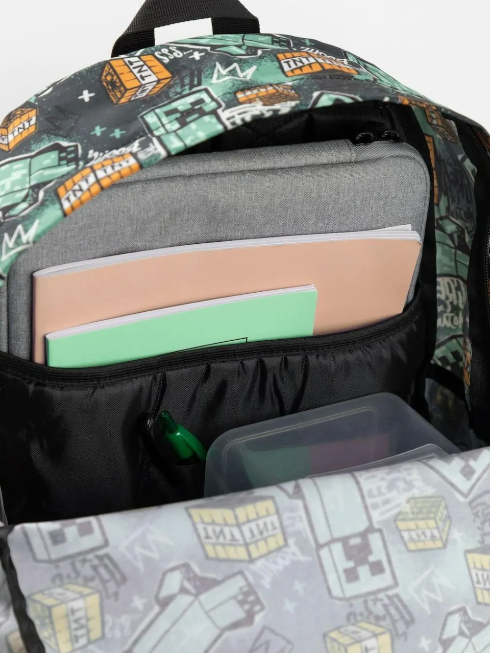 Vanilla Underground Black Minecraft Unisex Kids Multicoloured Backpack