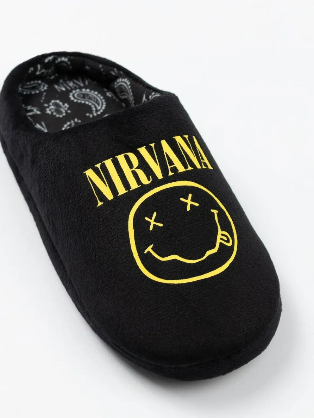 Vanilla Underground Black Nirvana Mule Slippers^BOY Nightwear