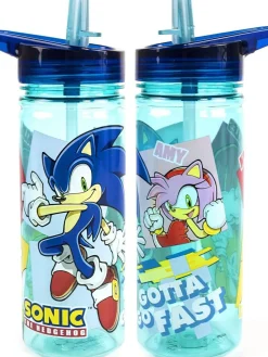 Vanilla Underground Blue Sonic the Hedgehog Girls Sonic, Tails & Knuckles Placement Print Lunch Bag Bottle and Snack Pot^ Branded Kitchenware
