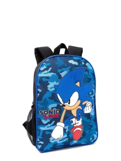 Vanilla Underground Blue Sonic Sonic the Hedgehog Boys Sonic Placement Print And Camo Print 4 Piece Back To School Set^BOY Bags