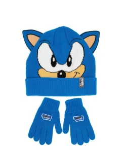 Vanilla Underground Blue Sonic Boys Hat Set^ Hats & Scratch Mitts|Hats, Gloves & Scarves
