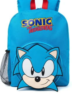Best Vanilla Underground Blue Unisex Kids Sonic the Hedgehog Backpack Set 4 Piece