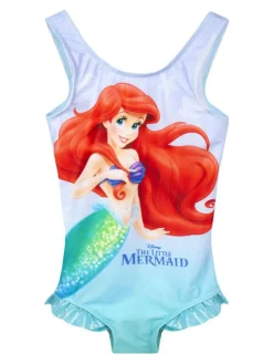 Hot Vanilla Underground Blue Little Mermaid Swimsuit and Towel Poncho Set