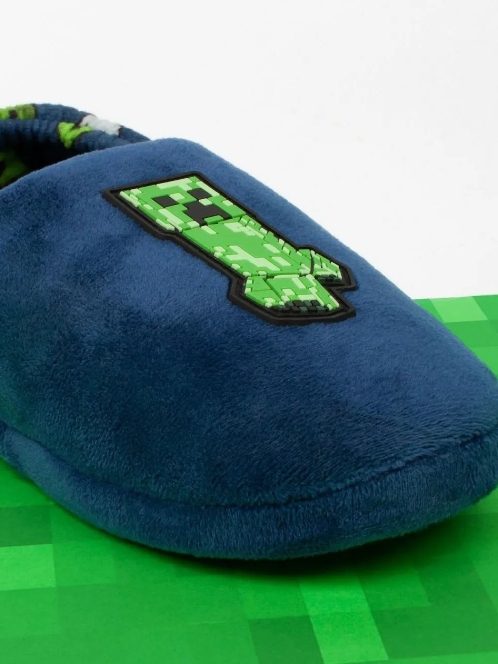 Hot Vanilla Underground Blue Boys Minecraft Slippers