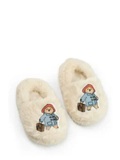 Vanilla Underground Brown Paddington Bear Character Slippers