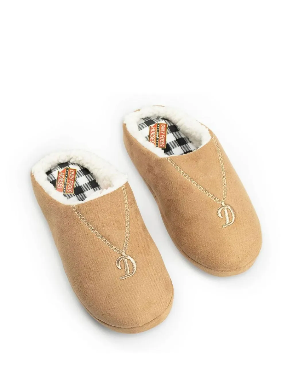 Vanilla Underground Brown Only Fools And Horses Del Boy Slippers^ Slippers|Slippers