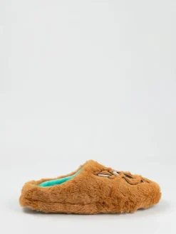 Sale Vanilla Underground Brown Scooby Doo Character Face Slippers