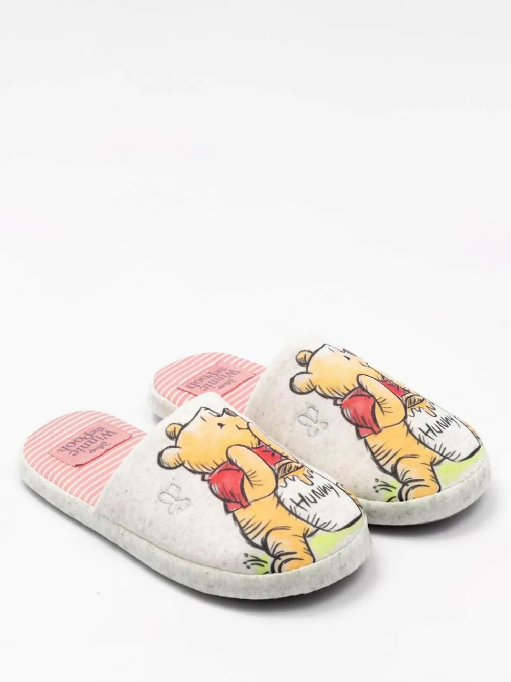 Vanilla Underground Ecru Winnie the Pooh Womens Winter Mule Slippers^Women Slippers
