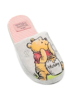 Vanilla Underground Ecru Winnie the Pooh Womens Winter Mule Slippers^Women Slippers