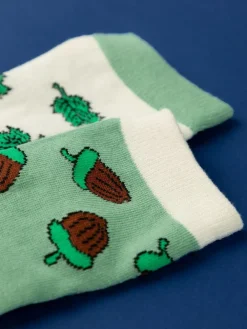 Vanilla Underground Green Kids Gruffalo Socks 5 Pack^ Tights|Socks & Tights