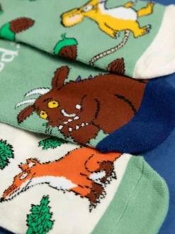 Vanilla Underground Green Kids Gruffalo Socks 5 Pack^ Tights|Socks & Tights